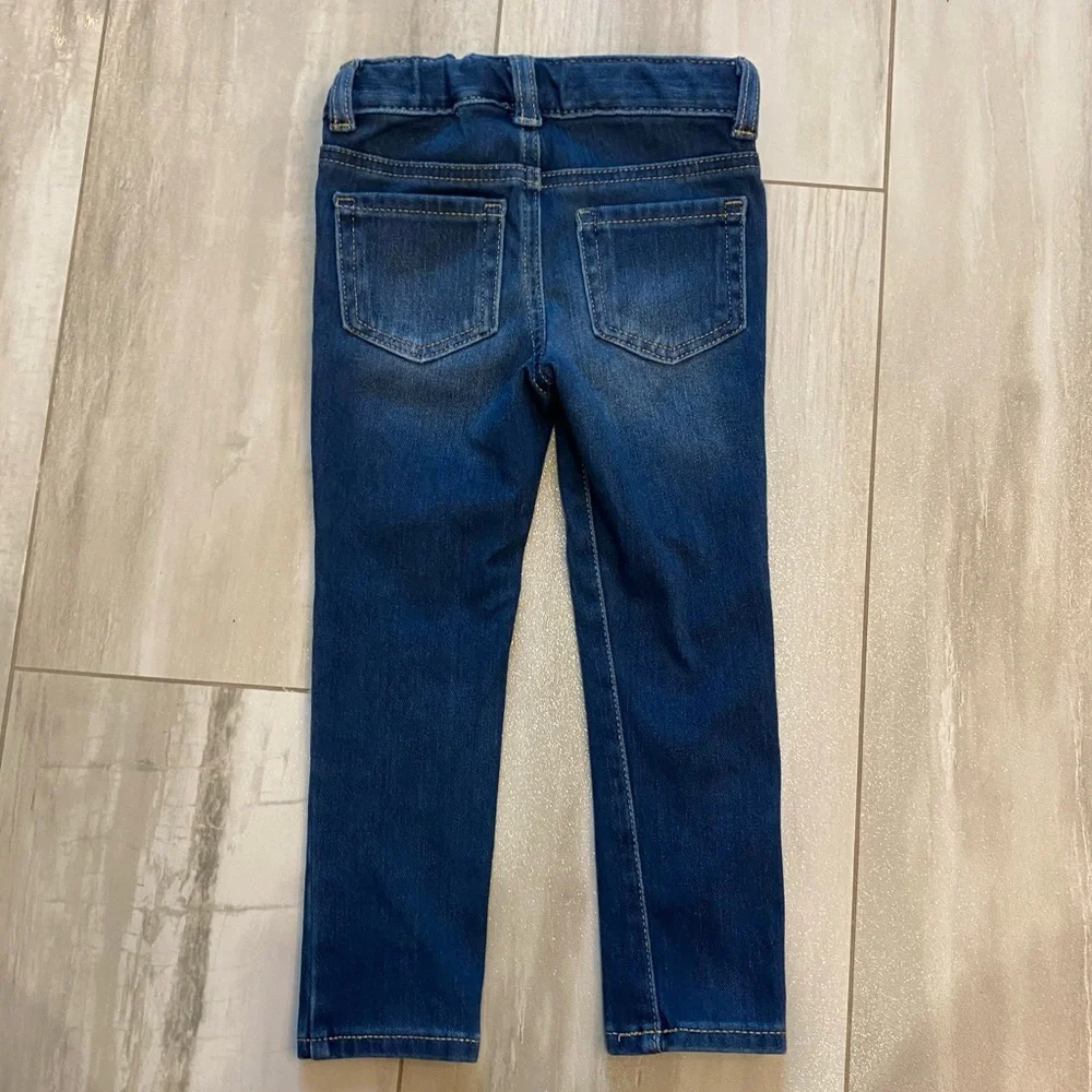 Bundle of 3T Stretch Denim Jeans with Adjustable Waist, Old Navy and Cat & Jack